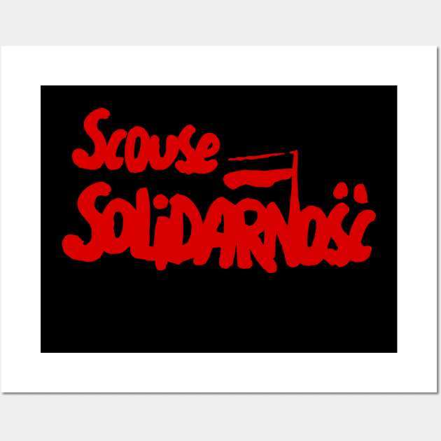 Scouse Solidarnosc (Scouse Solidarity Red) Wall Art by n23tees